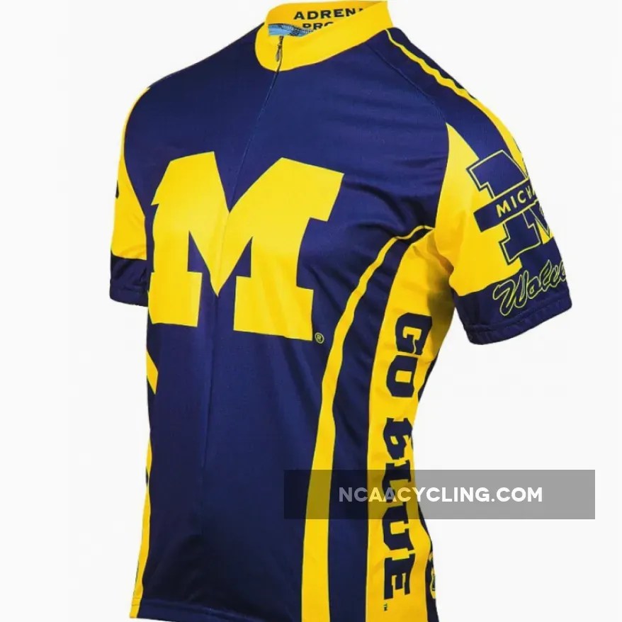 Michigan University Wolverines Cycling Jersey MICHIGAN CYCLING NCAA CYCLING