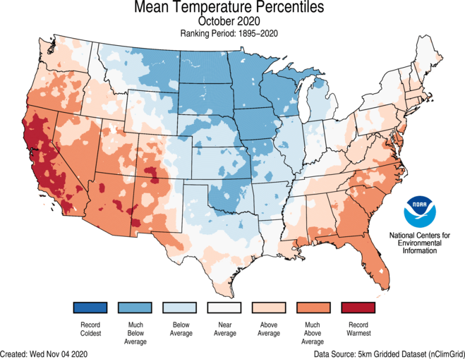 Assessing the U.S. Climate in October 2020 News National Centers
