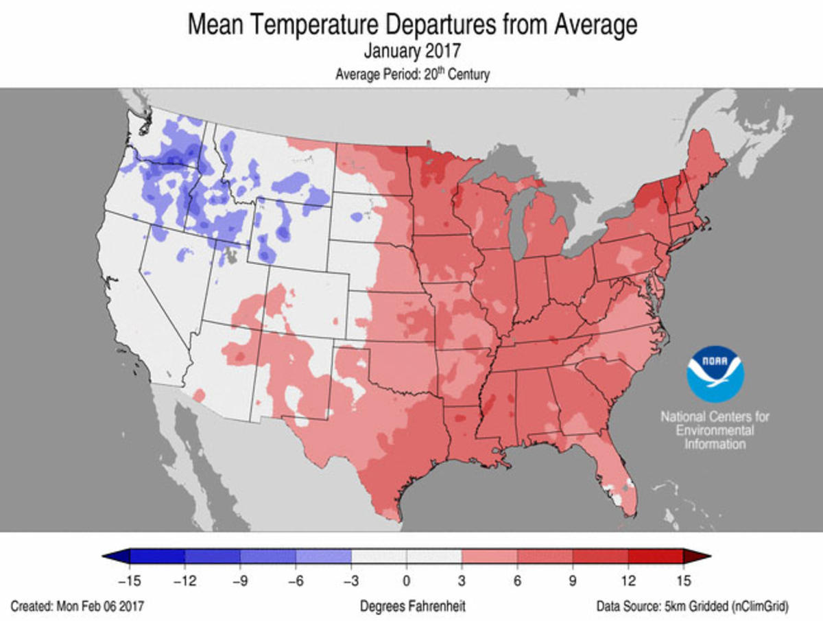 Assessing the U.S. Climate in January 2017 News
