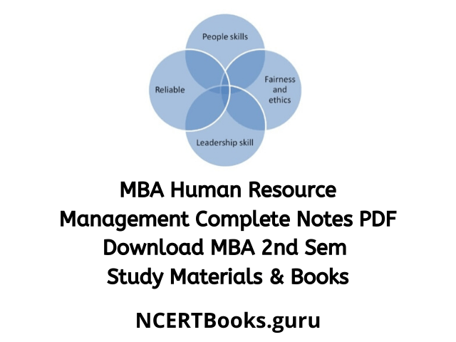 Human Resource Management Pdf Notes Free Download