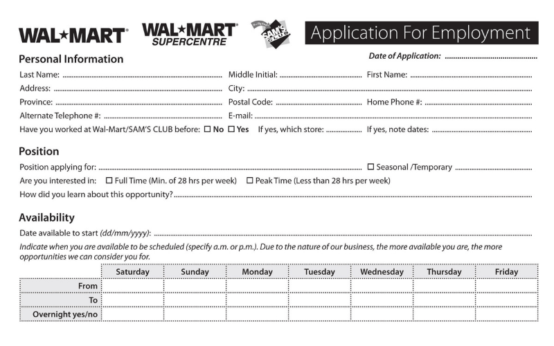 Walmart Application Benefits To Working For Walmart