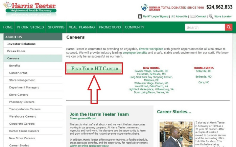 Harris Teeter Application Online Jobs & Career Info Discovering