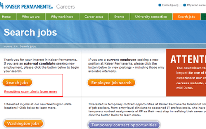 Kaiser Permanente Insurance Application Online Jobs & Career Info