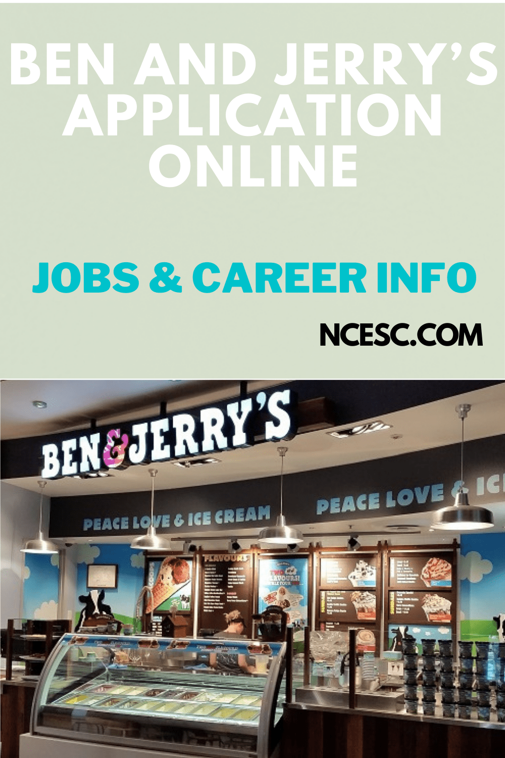 Ben and Jerry’s Application Online Jobs & Career Info Discovering
