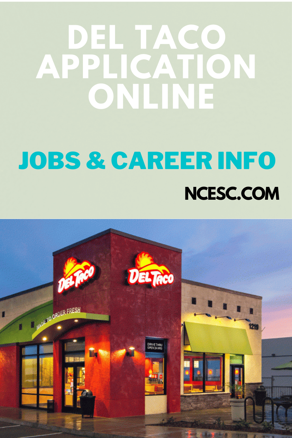 Del Taco Application Online Jobs & Career Info Discovering