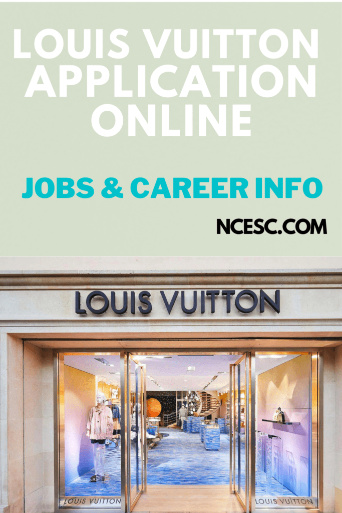 Louis Vuitton Application Online Jobs & Career Info Discovering