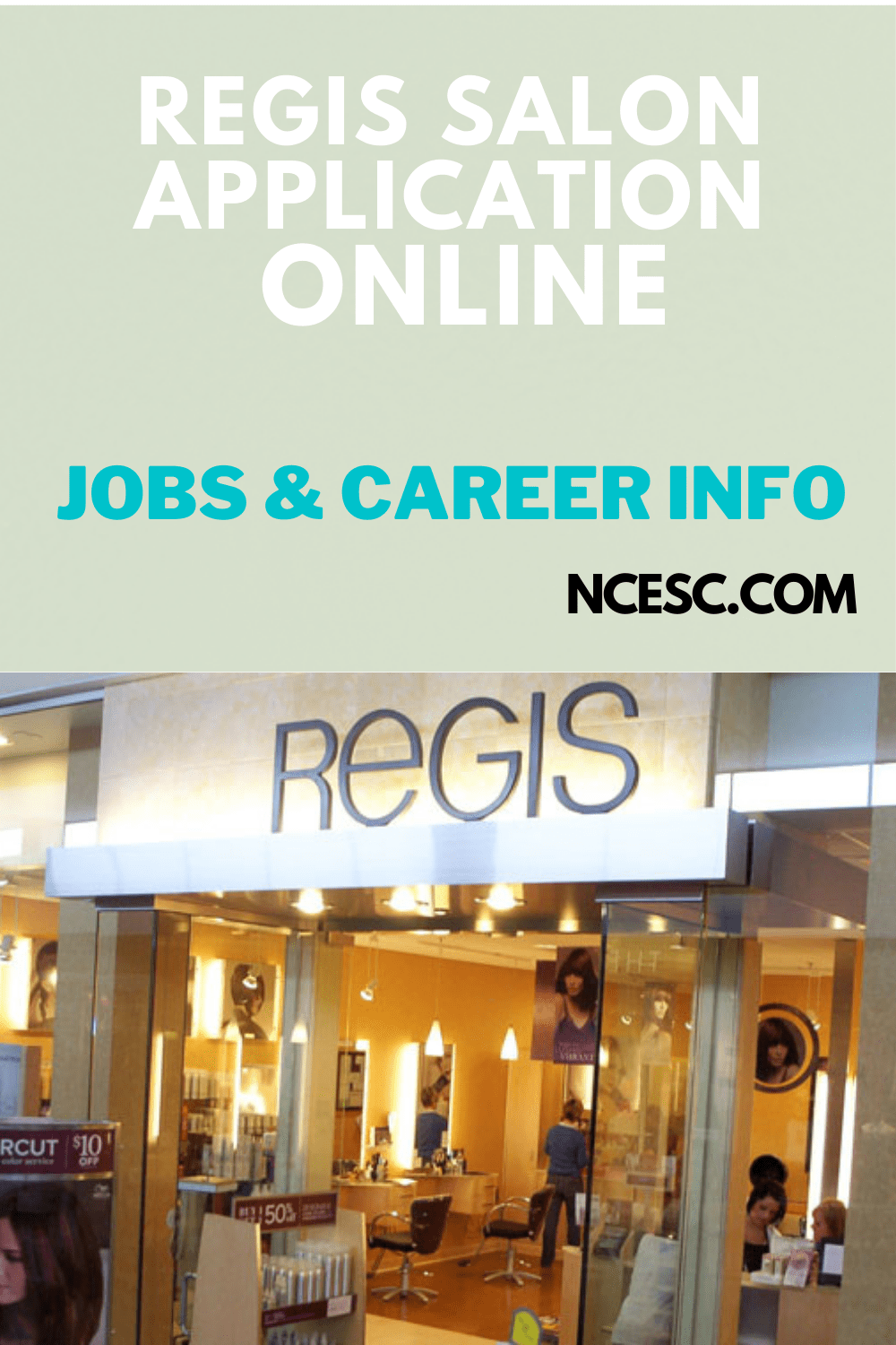 Regis Salon Application Online Jobs & Career Info Discovering