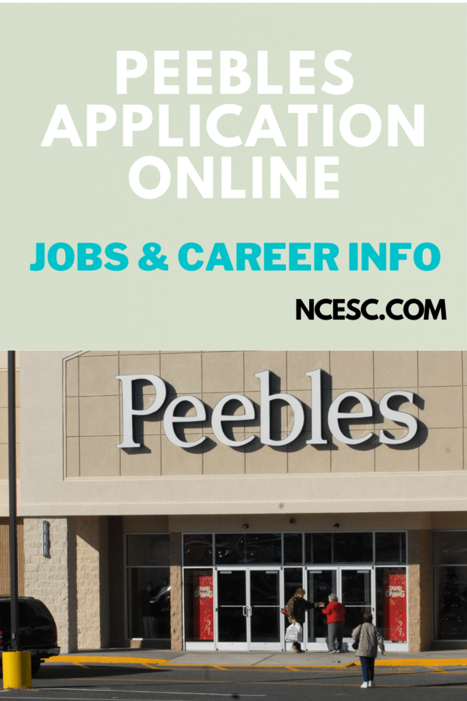 Peebles Application Jobs & Careers Online Discovering Employment