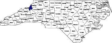 Avery County Nc Map Ncgenweb - Avery County