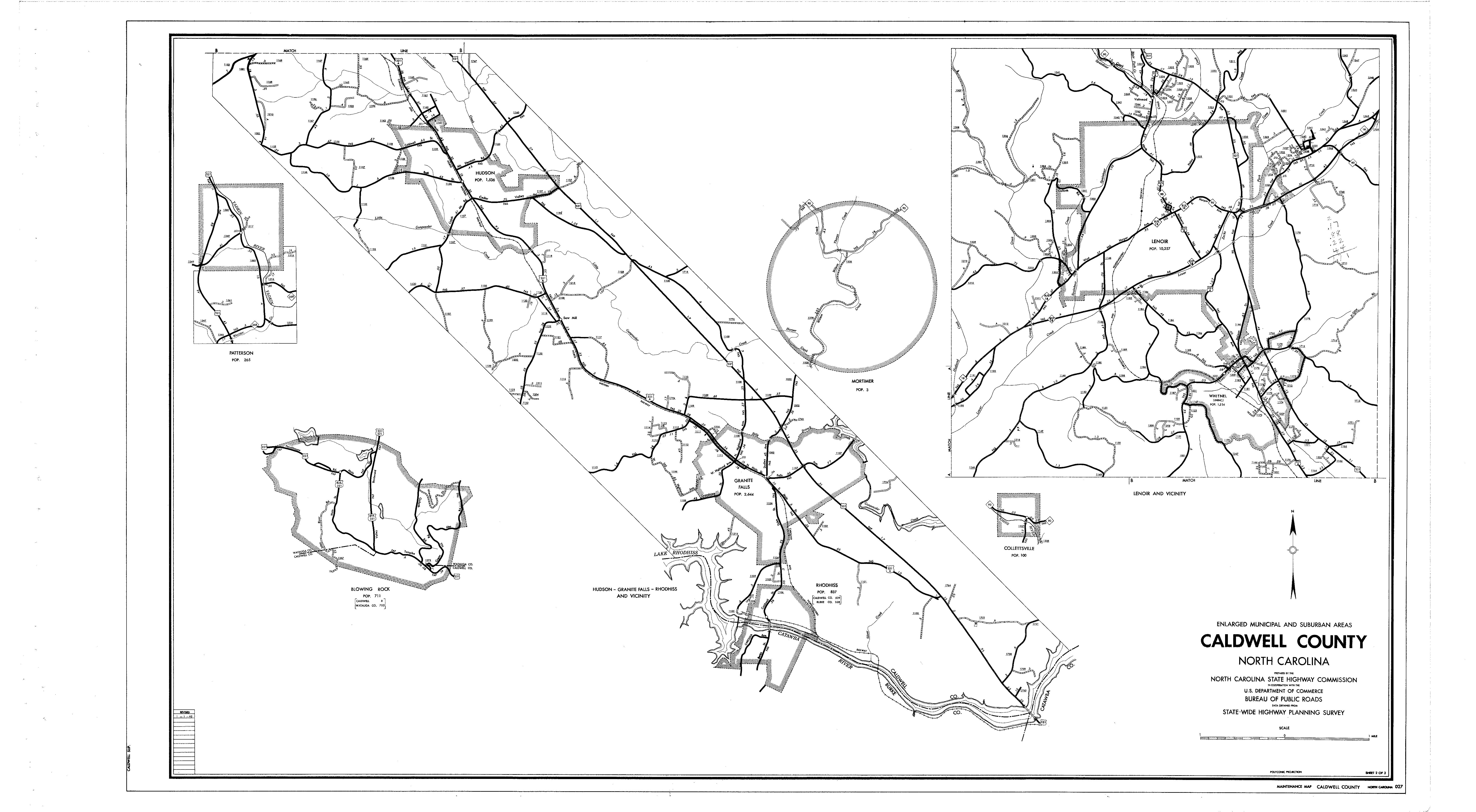 Caldwell County Maps