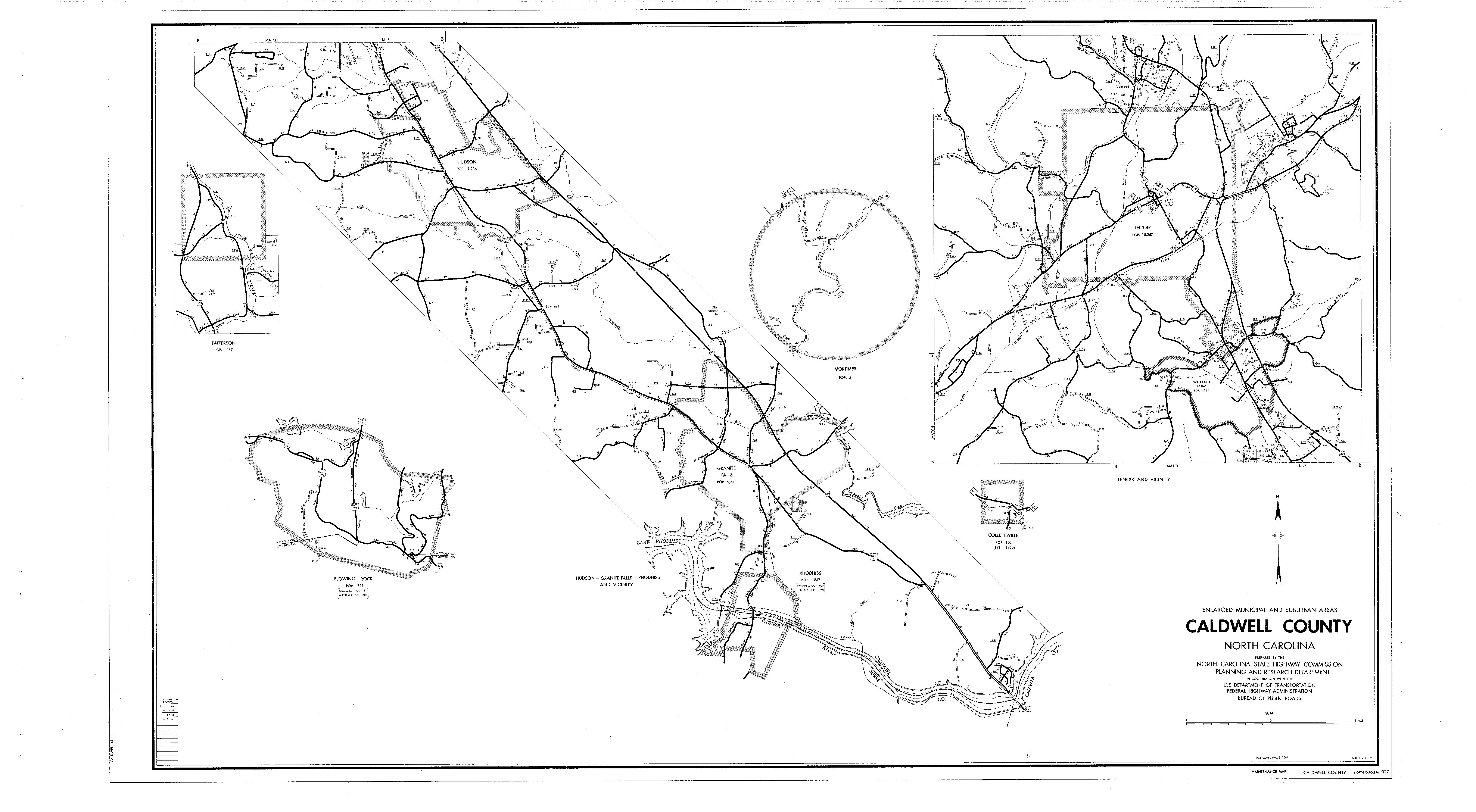 Caldwell County Maps