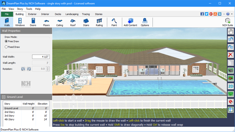 DreamPlan Home Design & Landscape Planning Software Screenshots