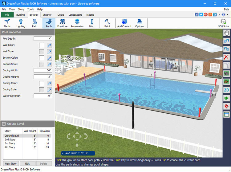 DreamPlan Home Design & Landscape Planning Software Screenshots