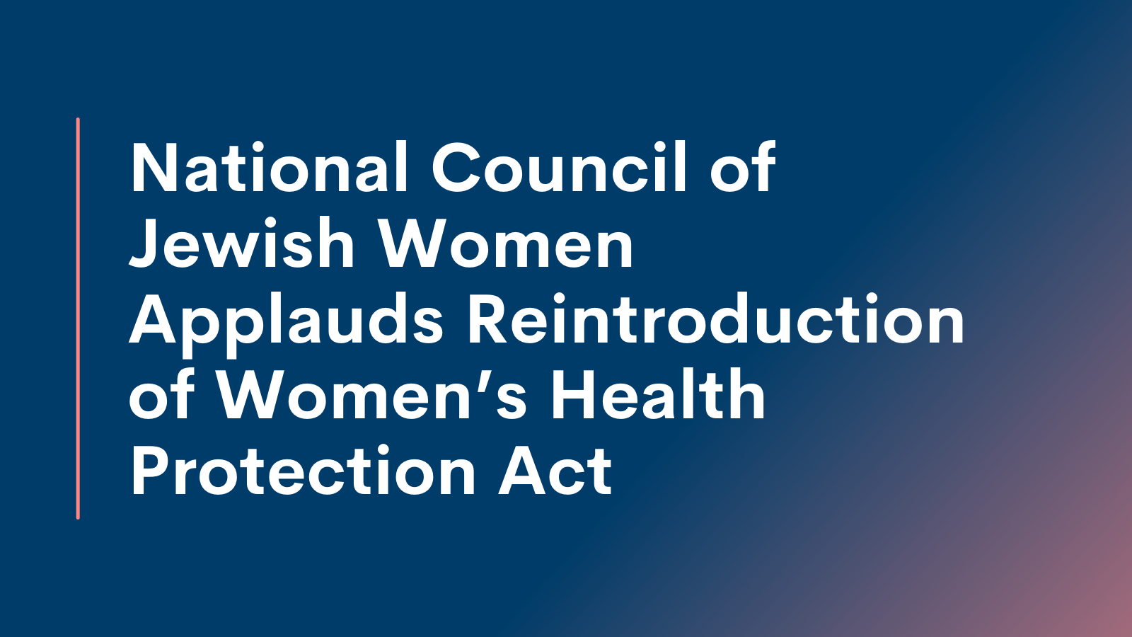 National Council of Jewish Women National Council of Jewish Women