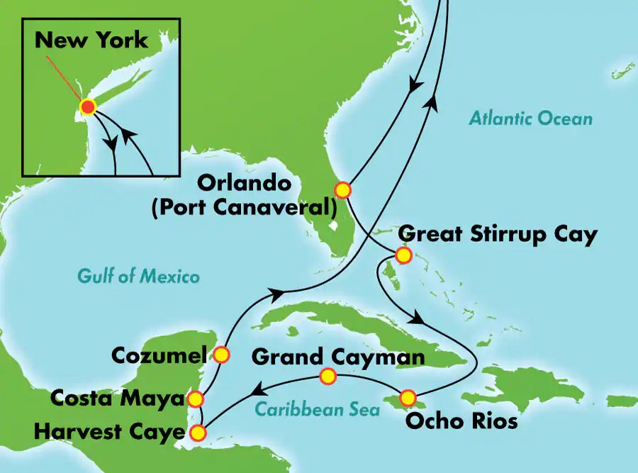 14Day Western Caribbean from New York Norwegian Cruise Line