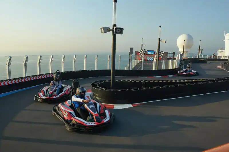 Norwegian Encore Go Karts Cruise Gallery