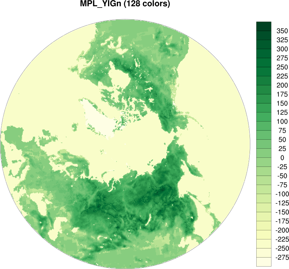 MPL_YlGn color table