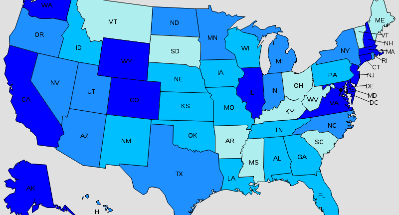 Highest Paying States for Automotive Service Technicians and Mechanics