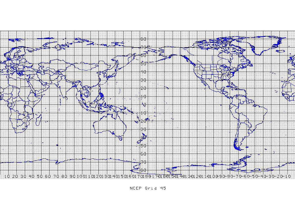 Lat Long To Os Grid ON388 GRIB Table B Grid Identification