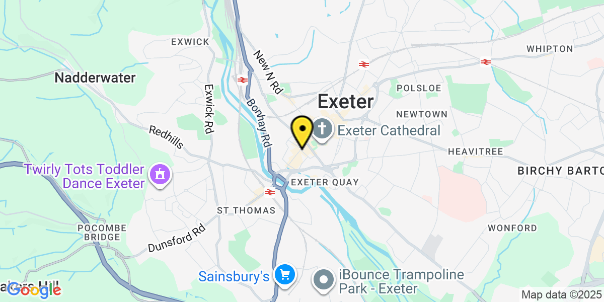 Exeter University Campus Map