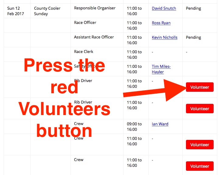 Using Sailing Club Manager Notts County Sailing Club
