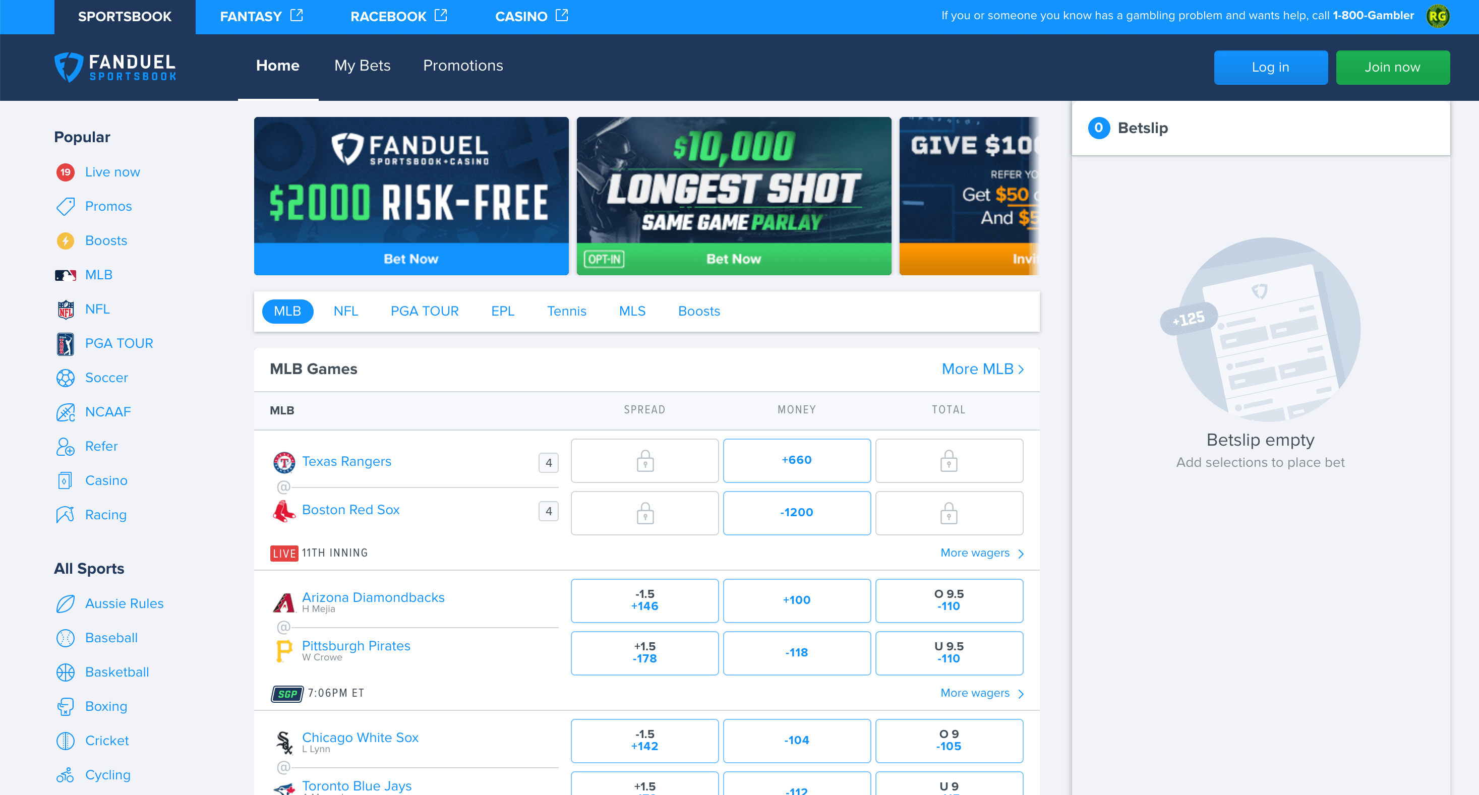 FanDuel North Carolina Sportsbook Launch Updates