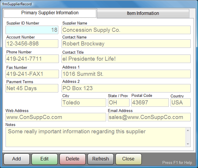 Supplier Details Deutsch at Rebecca Kates blog