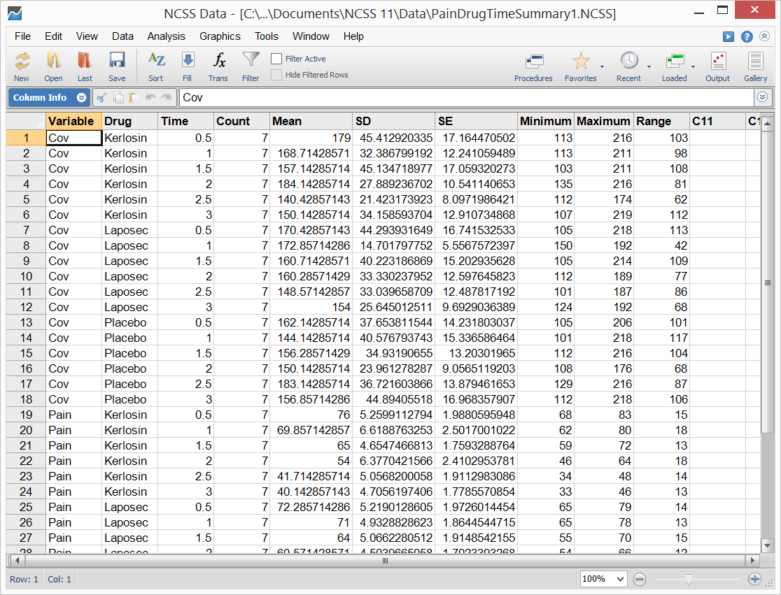 Descriptive Statistics NCSS Statistical Analysis & Graphics Software