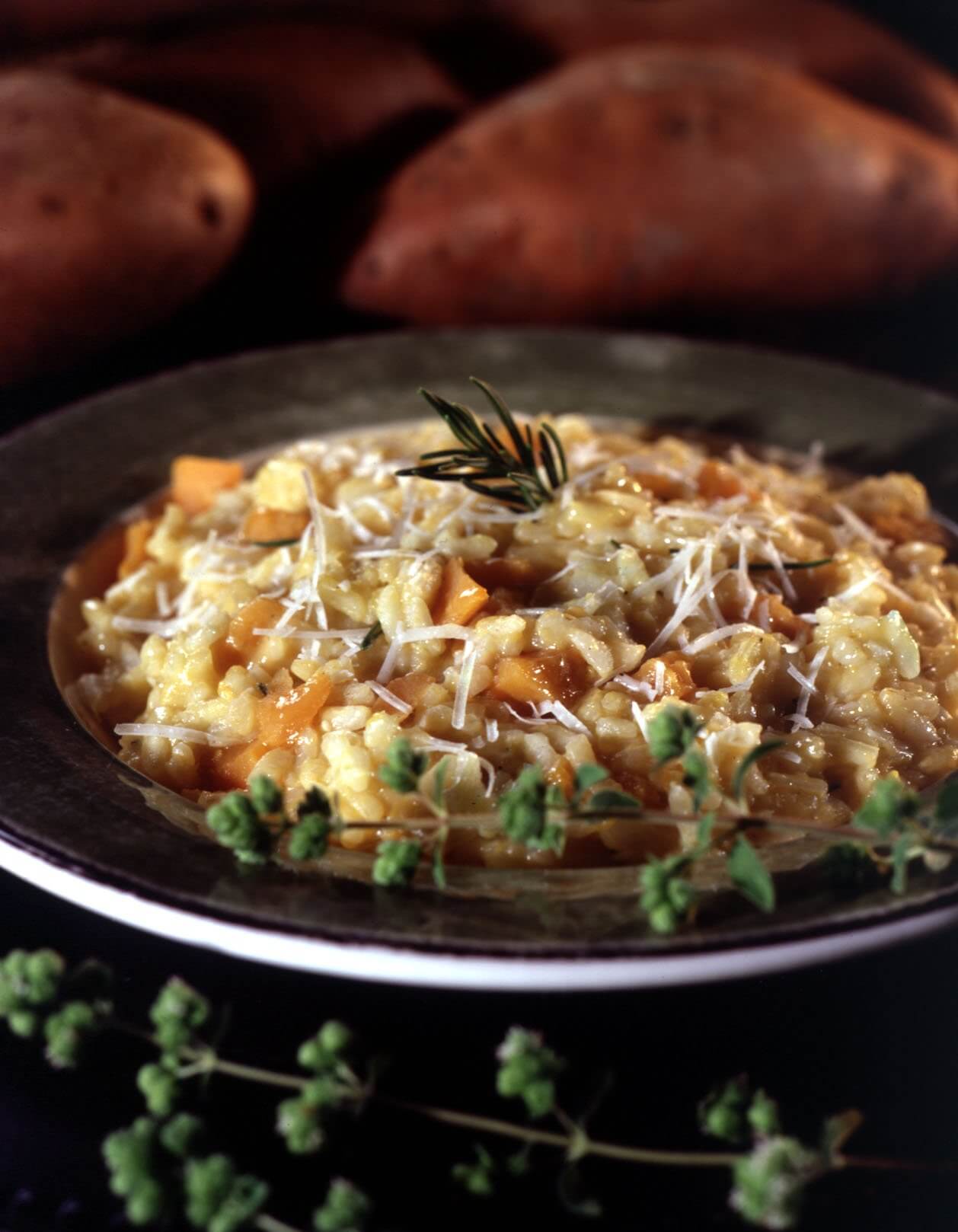 Roasted Sweet Potato Risotto North Carolina Sweet Potatoes