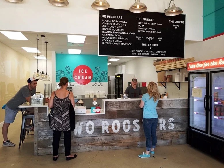 The Inside Scoop, Two Roosters is Dishing Out Great Ice Cream in