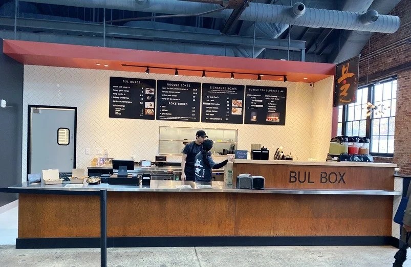 News Transfer Co. Food Hall in Raleigh, Emerges as a