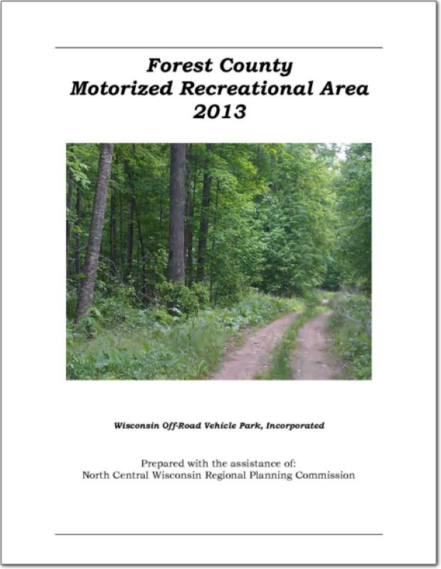 Forest County Motorized Recreational Area 2013 North Central