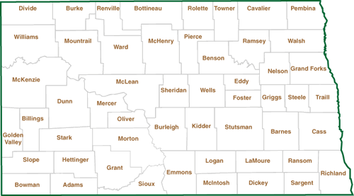 North Dakota Association of Counties Browse by County
