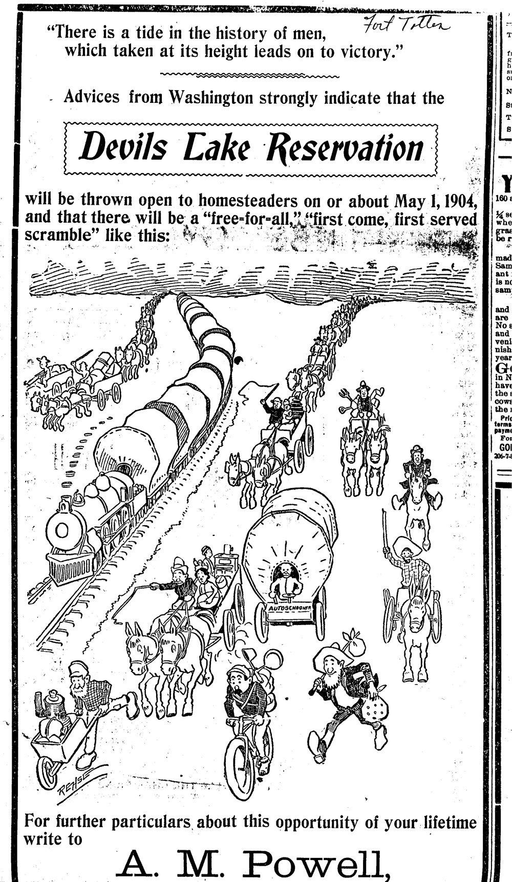 Section 11 Spirit Lake Reservation Allotment 8th Grade North Dakota