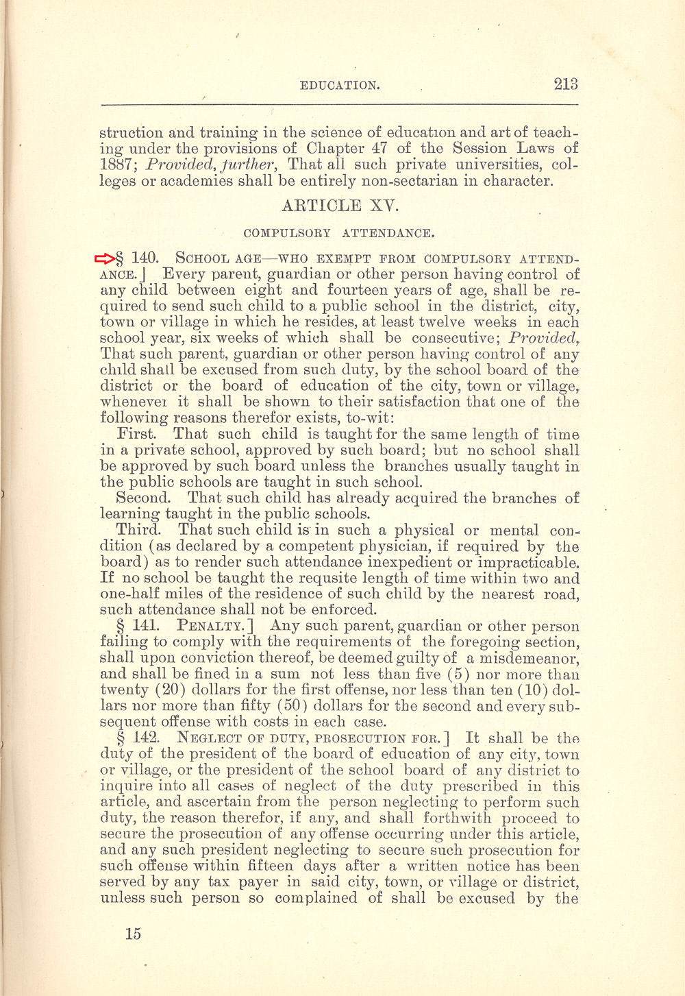 Section 2 School Law 8th Grade North Dakota Studies