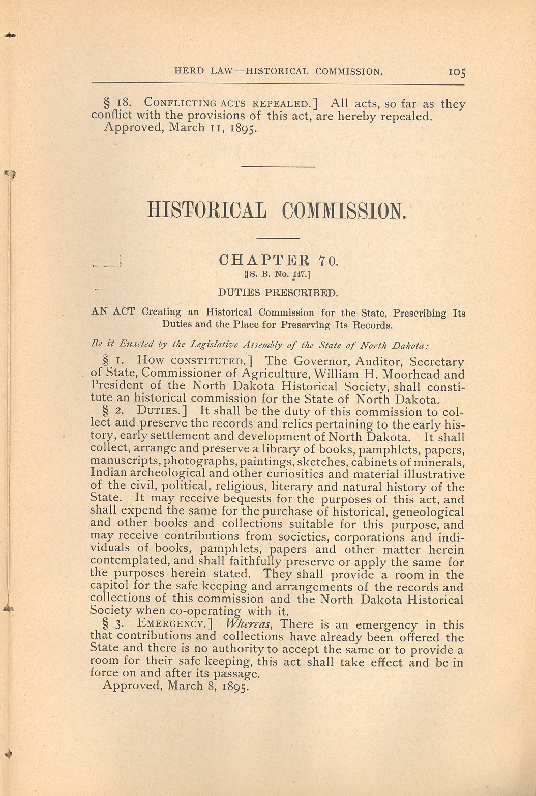Section 4 State Historical Society of North Dakota 8th Grade North Dakota Studies