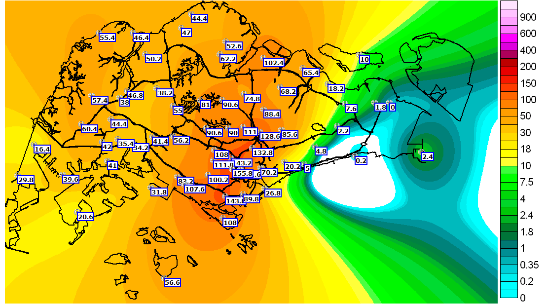 Singapore Weather Map Nea NEA Annual Weather Review 2011