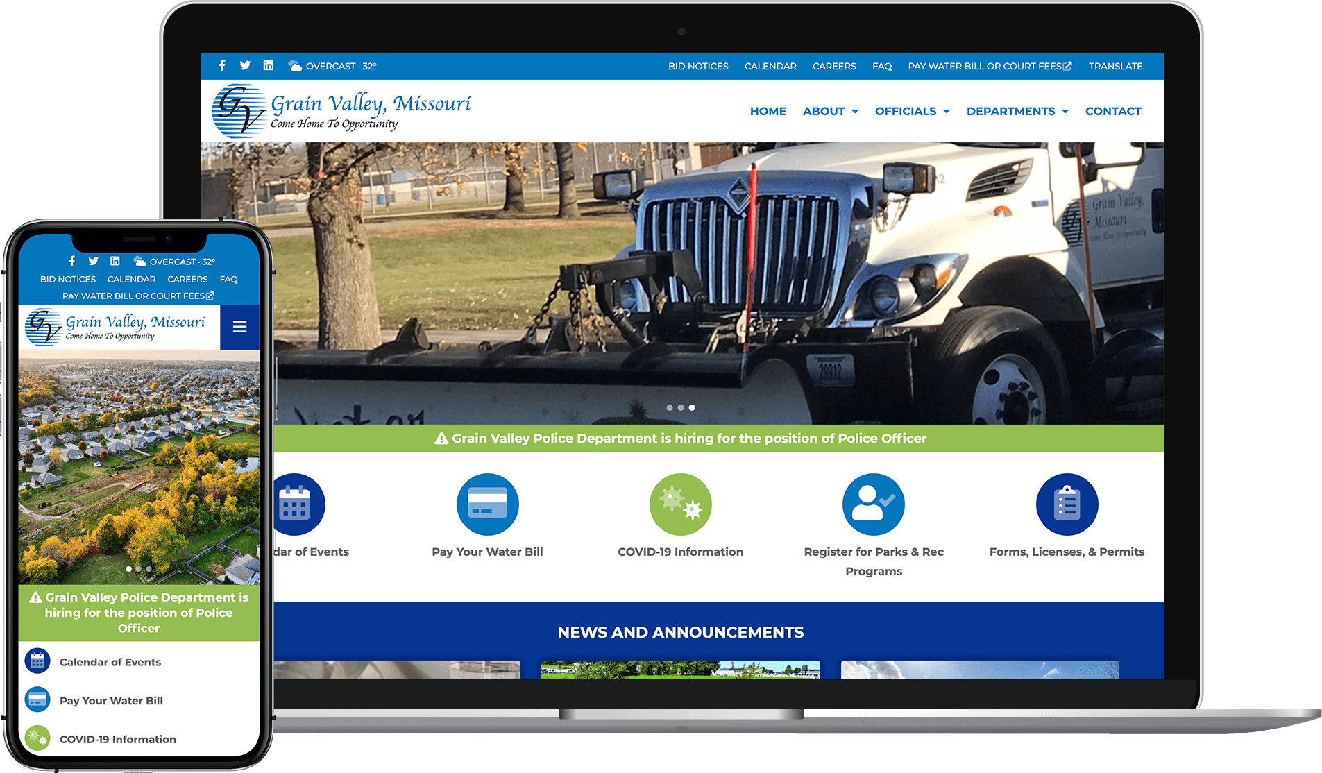 Increasing Communication Between the City of Grain Valley and Its