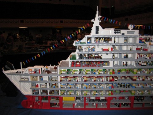 The Love Boat in LEGO Neatorama