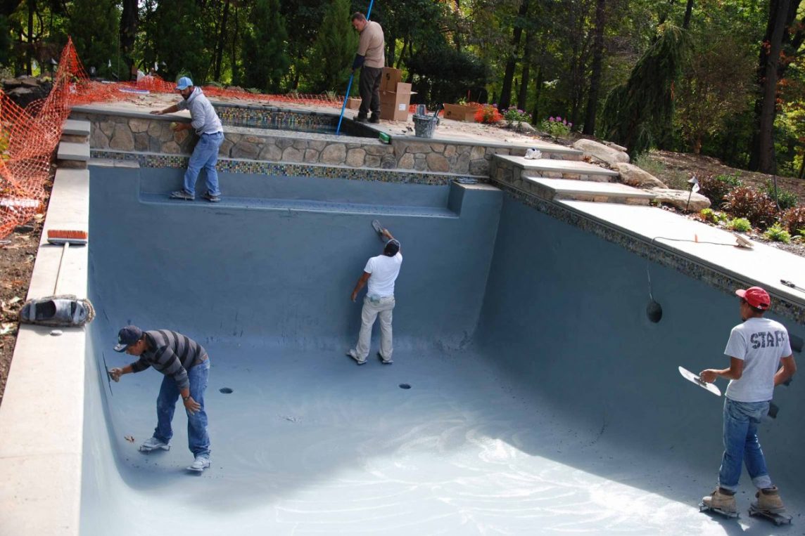 Rectilinear Pool and Spa in CrotononHudson, NY Neave Group
