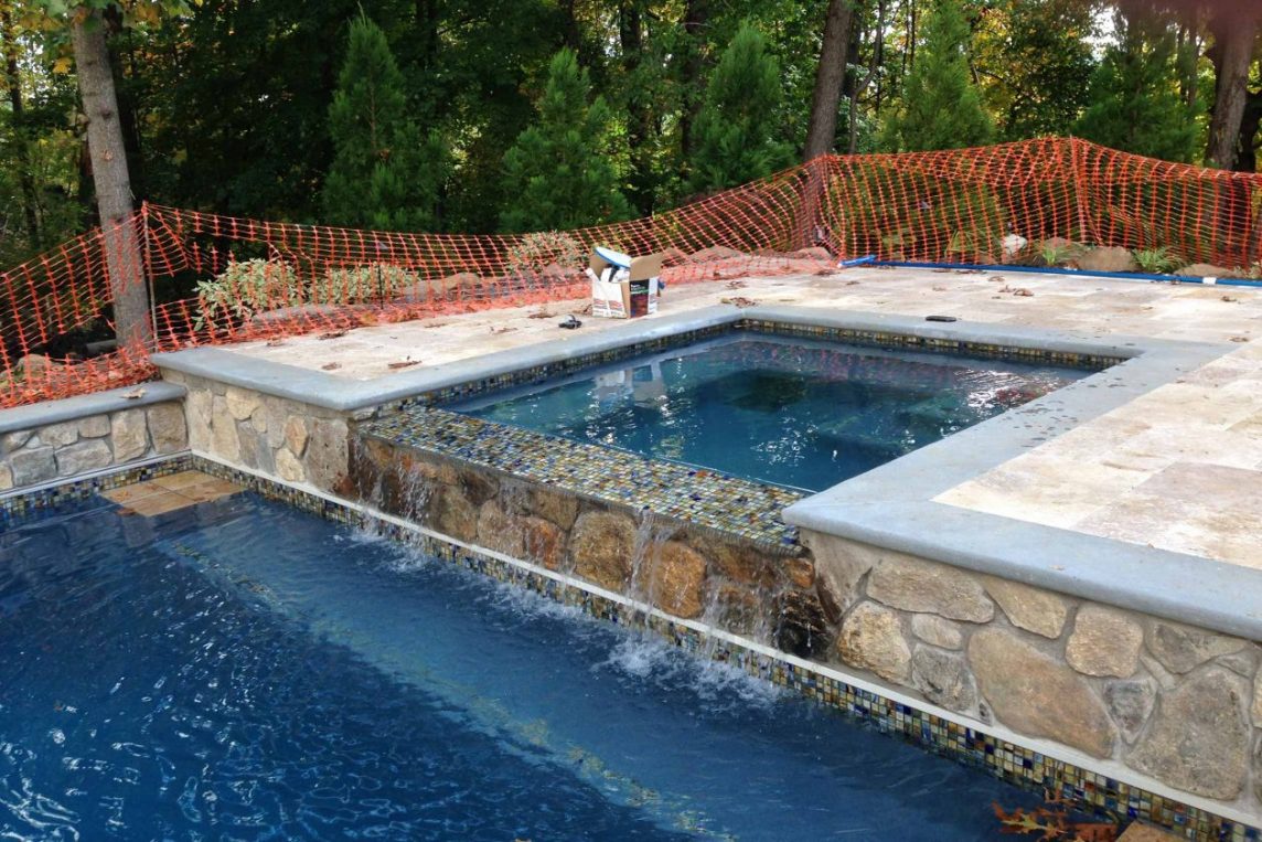 Rectilinear Pool and Spa in CrotononHudson, NY Neave Group