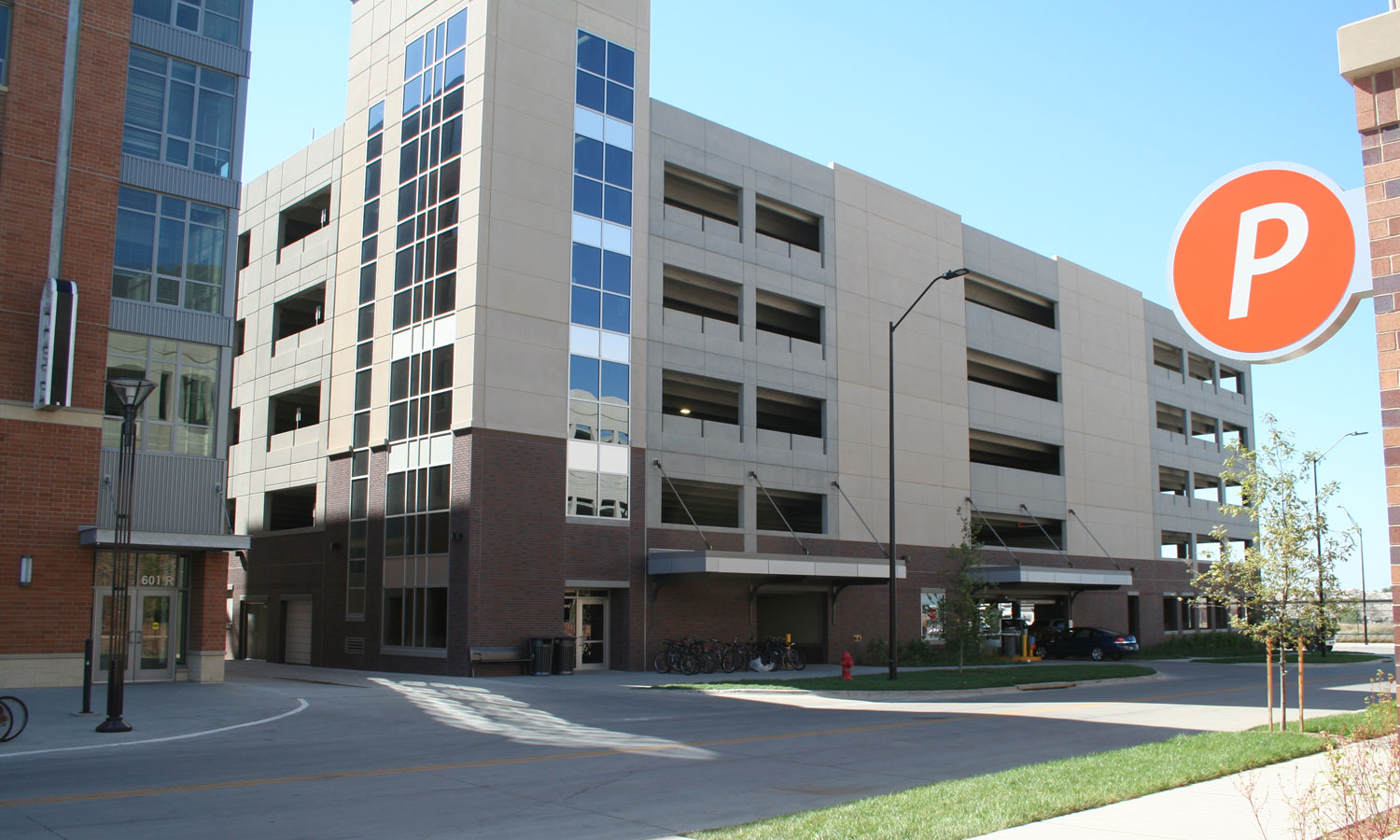Haymarket & Pinnacle Bank Arena Parking Garages • NEBCO, Inc.