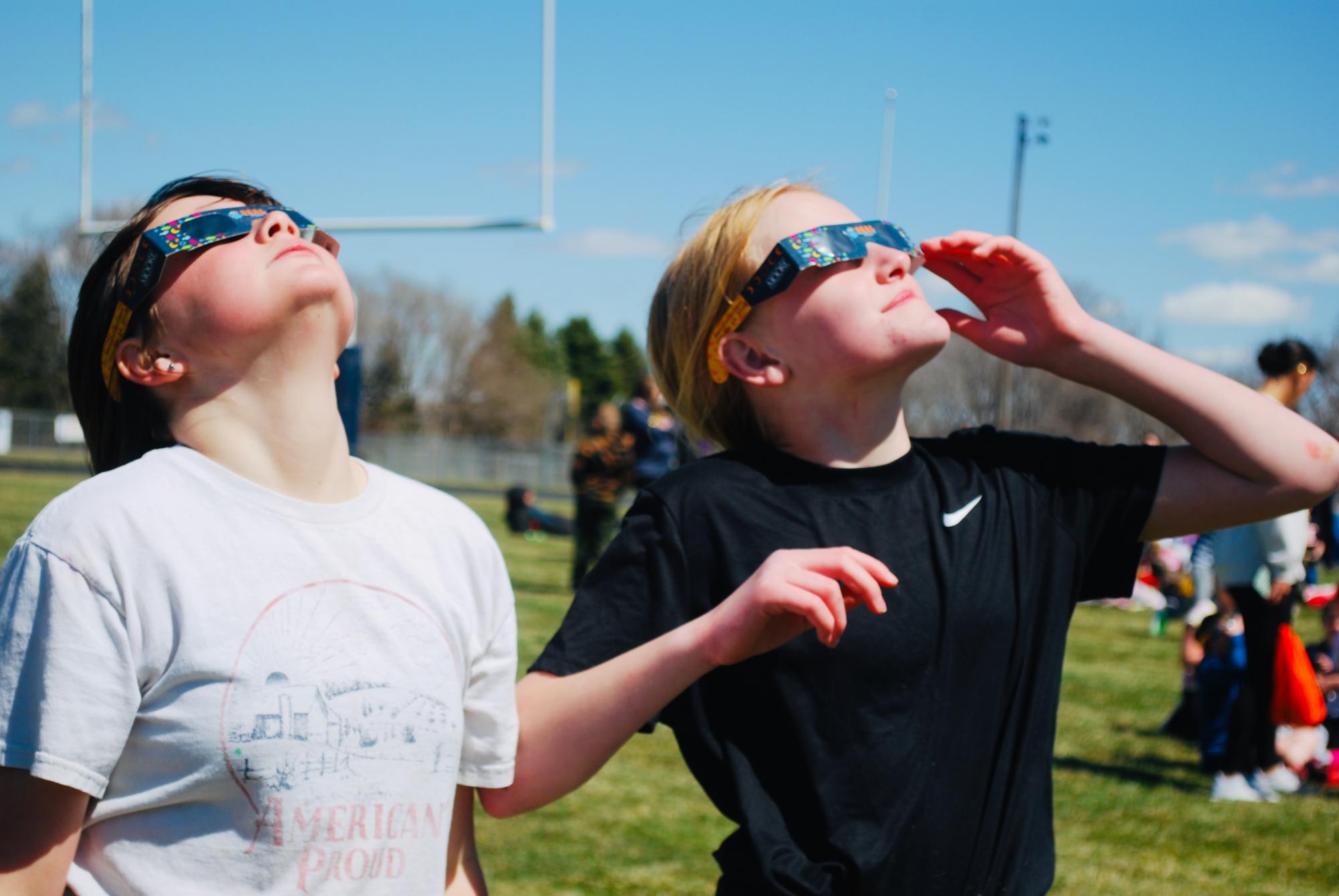 Taking in the 2024 Eclipse with Elm Creek Public School Nebraska