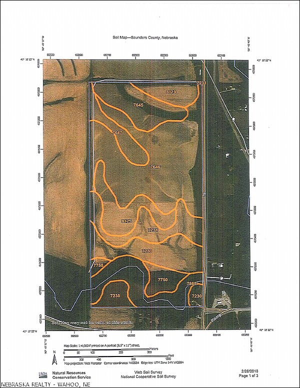 Saunders County Farmland for Sale AG285 Nebraska Realty