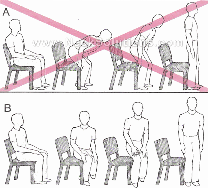 Back Strain Correct Way To Get Out Of Chair With Back Pain
