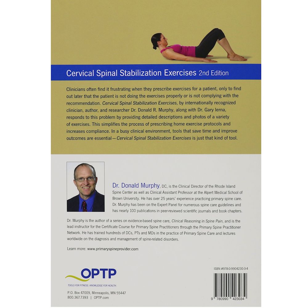 Neck Stabilization Exercises Book To Stabilize The Cervical Spine