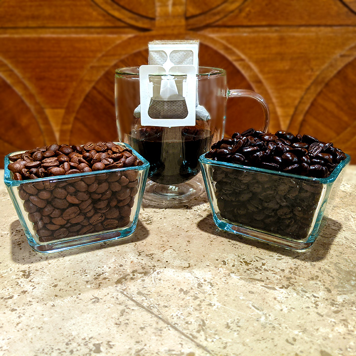 Colombian Medium Roast Ground Coffee Double Shot, Drip Filter Bags