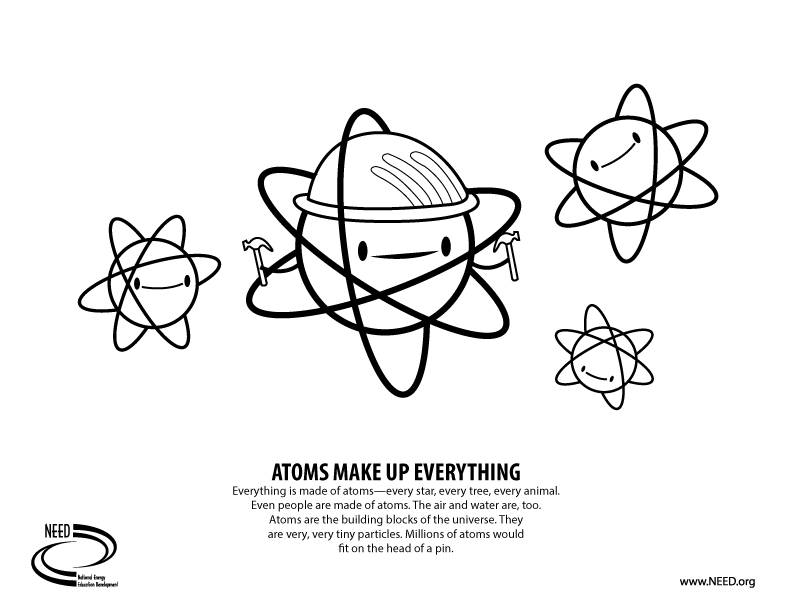 Coloring Pages On Atom