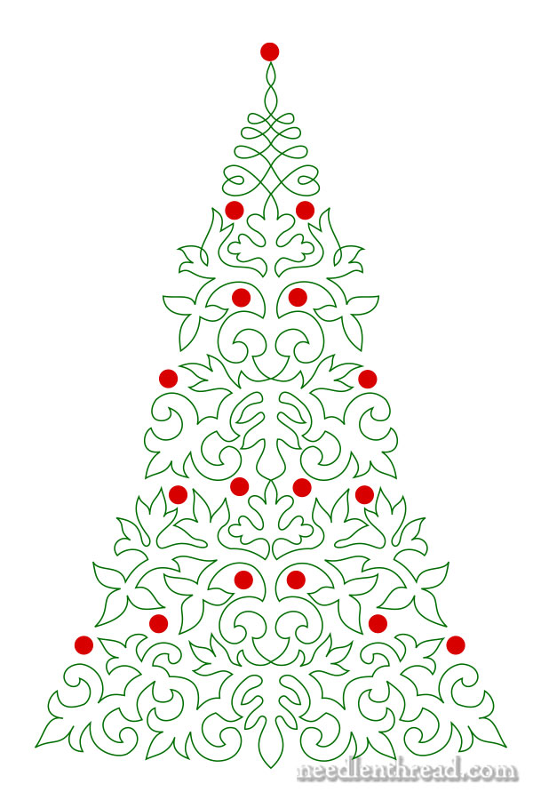 Embroider a Christmas Tree!