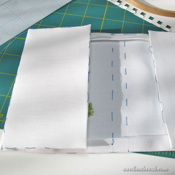 Embroidered Book Cover Assembly
